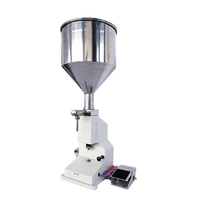 Máquina de llenado Manual (5 ~ 50ml) para pasta de crema, relleno de pasta manual, relleno de líquido neumático