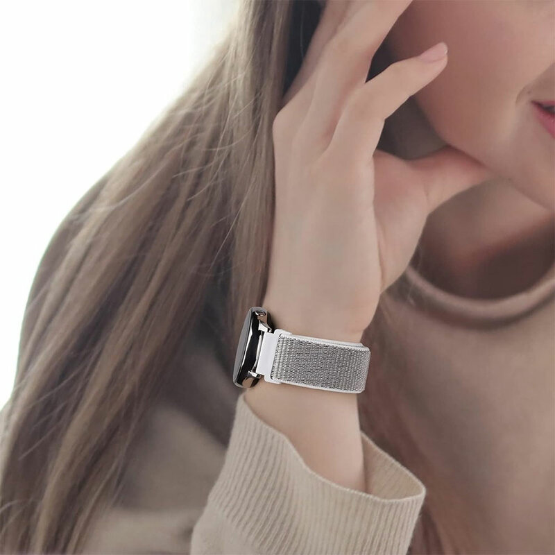 Bracelet en nylon avec boucle pour Samsung Galaxy Watch, bracelet sport, Huawei GT 2, E, 3, 6, 5, Pro, 4, Classic, Active 2, 43, 47, 40, 44mm, 20mm, 22mm
