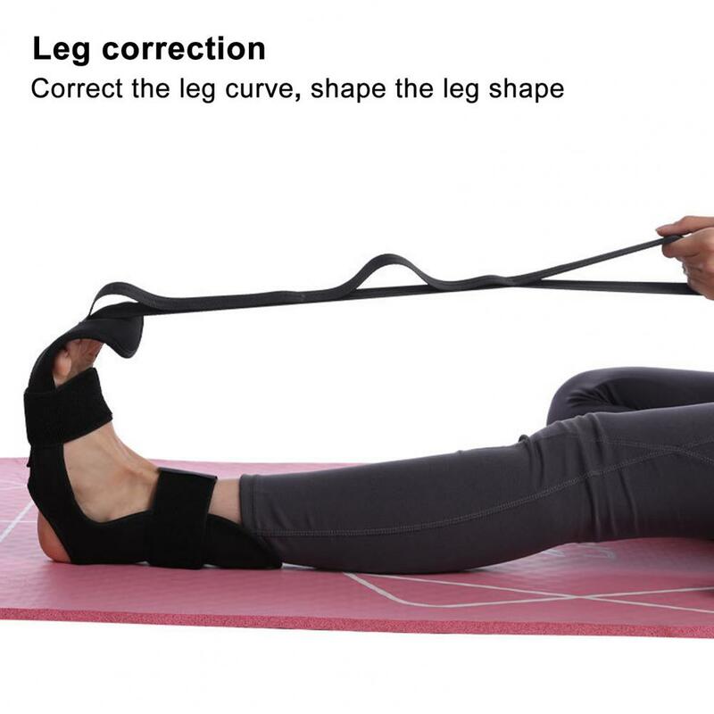 Fascia per l'allungamento cinturino per lo Yoga altamente elastico per l'allenamento delle gambe cinturino per ginnastica resistente all'usura traspirante con 7 fiocchi