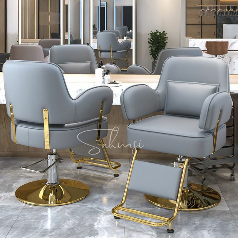 Silla giratoria para salón de belleza, silla de peluquería de estilo moderno, con elevación de muebles, corte especial