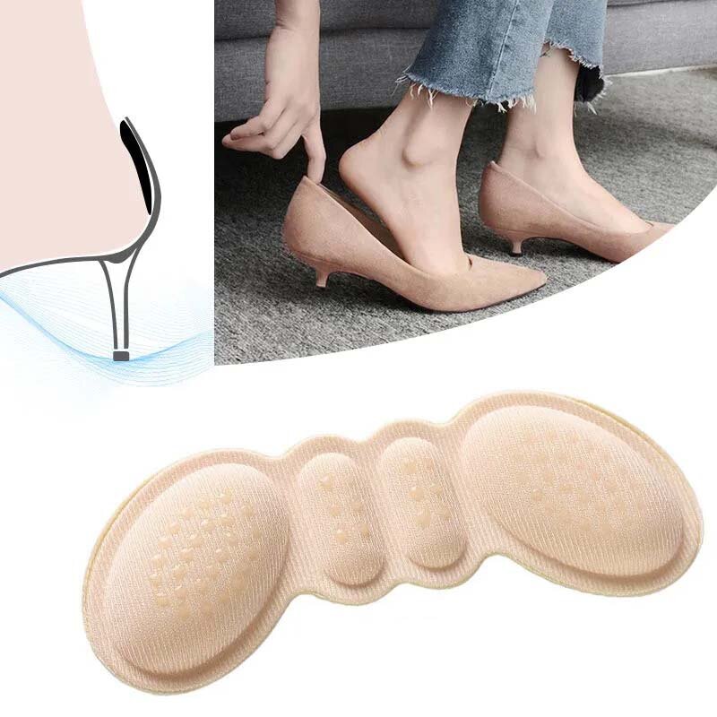 Sol dalam wanita untuk sepatu hak tinggi bantalan menyesuaikan ukuran bantalan hak perekat Liner grip pelindung stiker pereda nyeri perawatan kaki