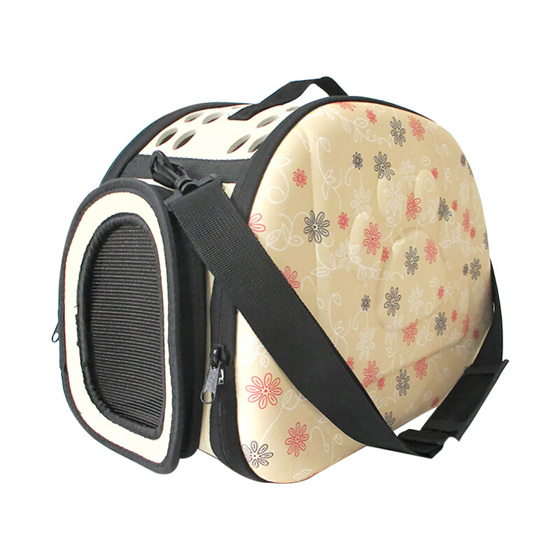 Cross-border Crossbody Shoulder portátil Dog Bag, Saco de gato de grande capacidade, Pet Bag, outing Cat Backpack, Saco respirável dobrável