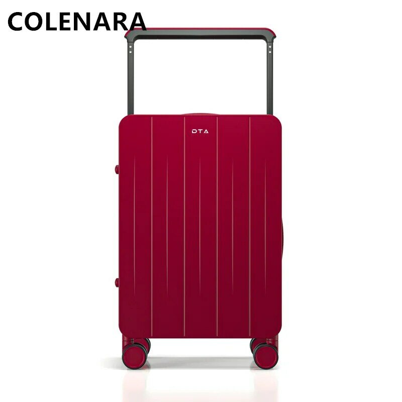 COLENARA 20 "22" 24 "26 pollici bagaglio di alta qualità scatola d'imbarco da donna Trolley di grande capacità valigia universale con rotelle