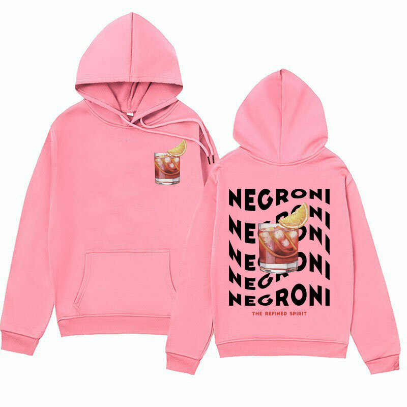 Waving Negroni Funny Meme Hoodies Men Women's Clothing Fashion Aesthetic Sweatshirt Y2k Retro Casual Pullovers Hoodie Streetwear