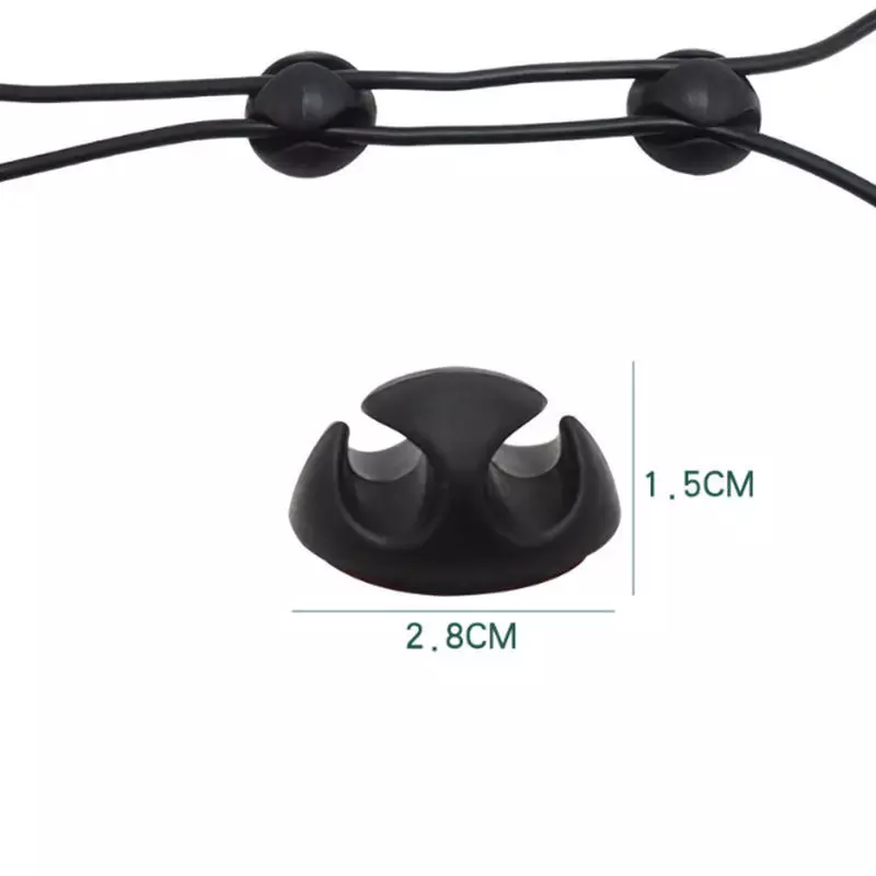 Kabel silikonowy Organizer USB oplot na kable schludny uchwyt na klipy do zarządzania myszą przewód słuchawek organizator do kabli