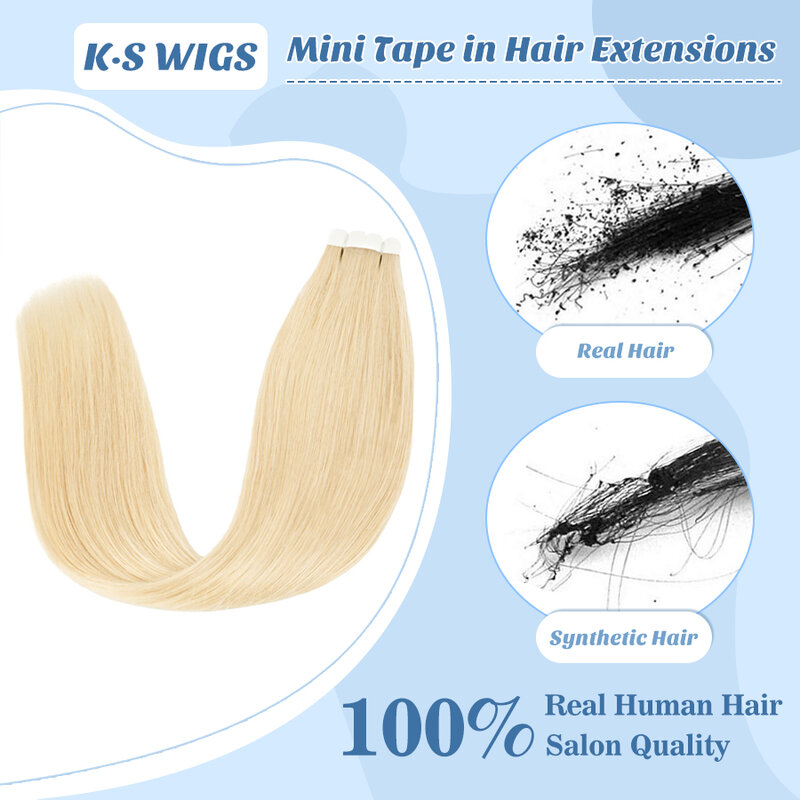 K. s perucas-extensões naturais brasileiras do cabelo, cabelo humano liso, sem emenda, quadro da pele, natural, para mulheres, balayage, 10 partes
