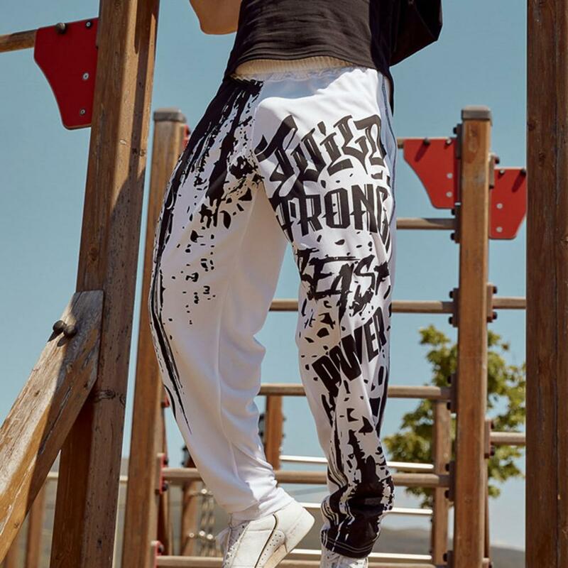 Повседневные Спортивные осенние спортивные брюки в стиле хип-хоп с надписью для бега