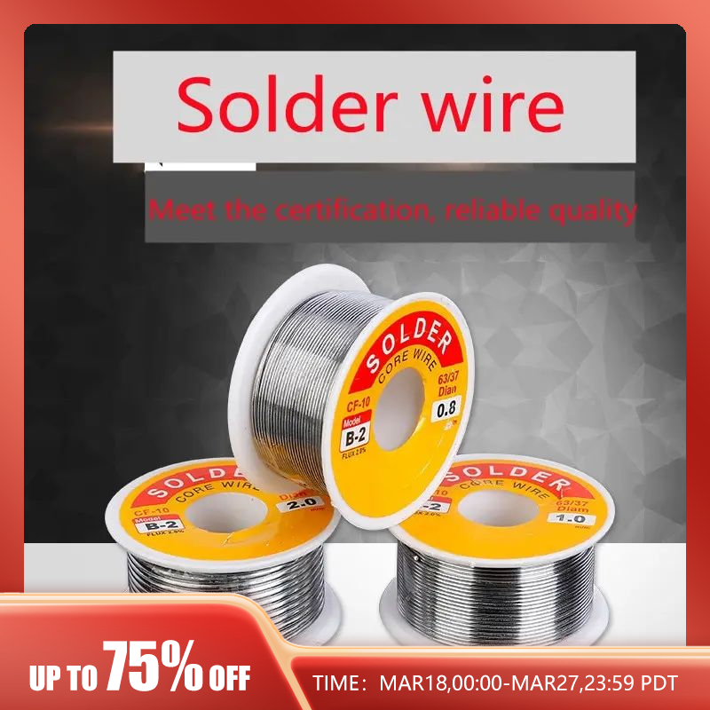 NIEUWE FLUX 2,0% 45FT Tin lood Tin Wire Smelt Rosin Core Soldeer Soldeer Draad Roll niet schoon