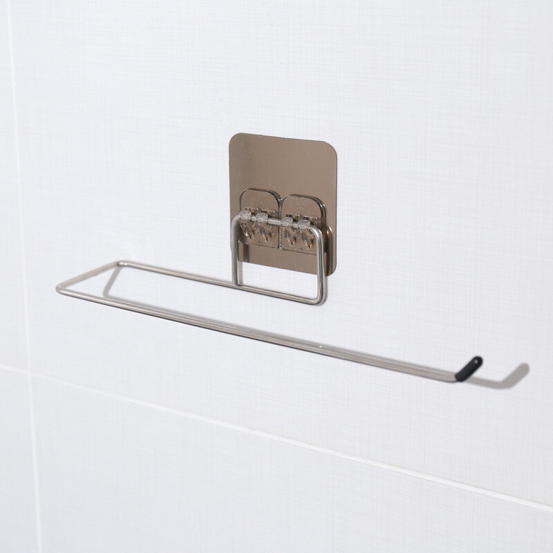 1/2pcs Bathroom Towel Rack Stand Kitchen Stand Paper Rack Home Storage Racks Hanging Toilet Paper Holder Roll Paper Holder