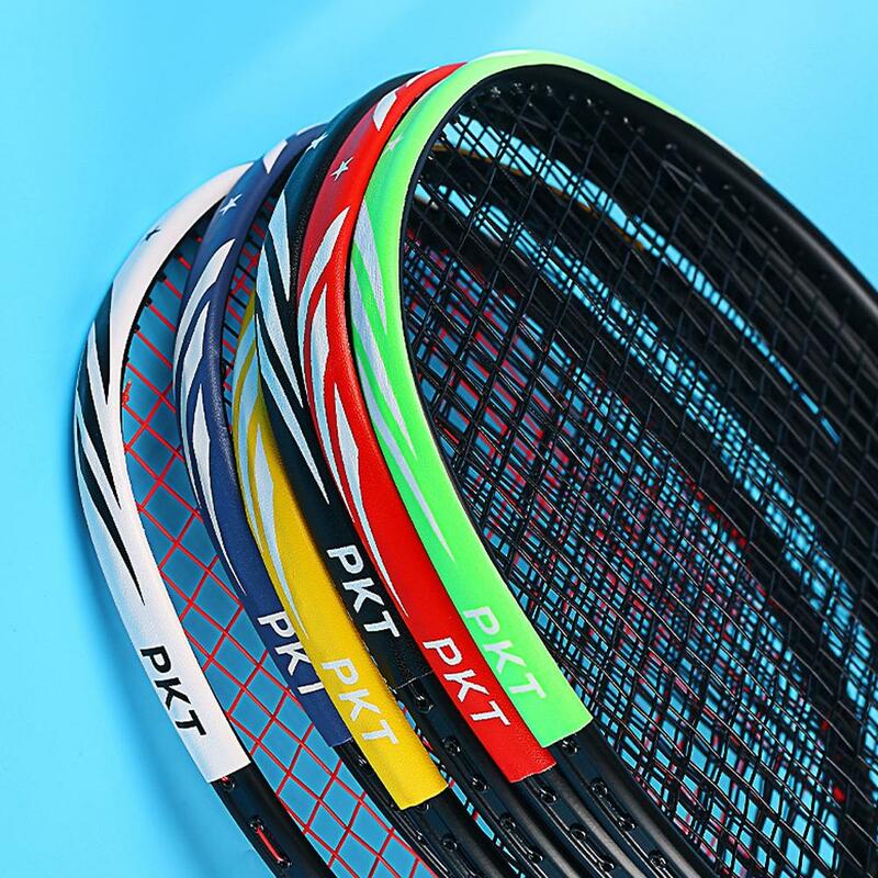 Auto-adesivo Badminton Racket Head Protector Tape, PU Anti Paint Off, Resistente ao desgaste, Equipamento desportivo, Acessórios