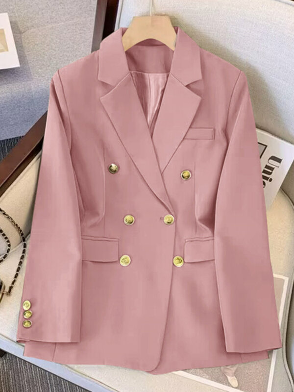 女性のためのスリムでルーズフィットのジャケット,新しい薄いトップスーツ,ハイエンド,ファッショナブル,春と秋