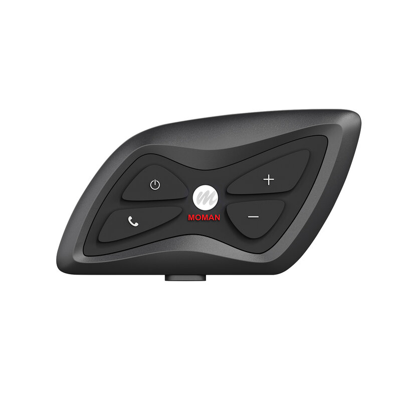 Moman – oreillette Bluetooth H1 pour moto, appareil de communication pour casque, Intercom portée 1500M, BT, Parachute IP65
