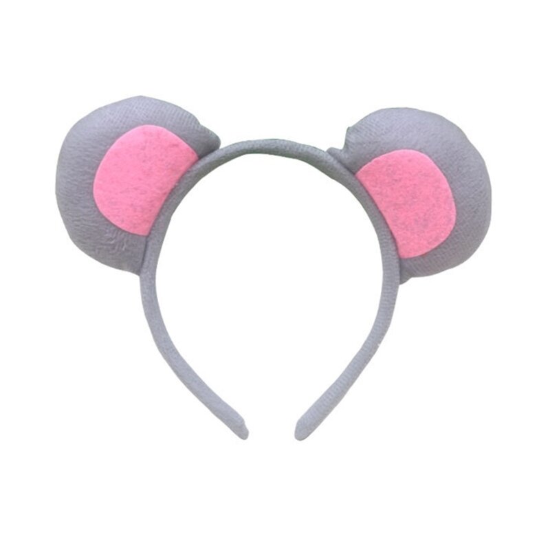 Children Boys Girls Role Play Mouse Costume Accessories Mouse Ears Headband Bowtie Gloves Tail Tutu Skirts for Party Stage Wear
