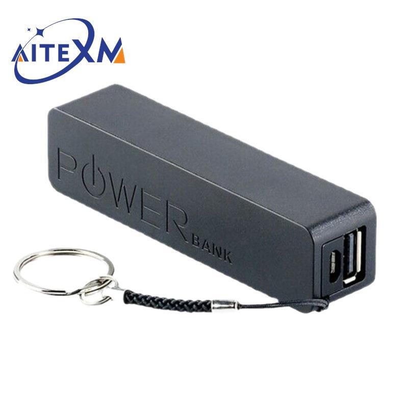 USB Power Bank Fall Kit 18650 Batterie Ladegerät DIY Box Shell Kit Schwarz Für Arduino