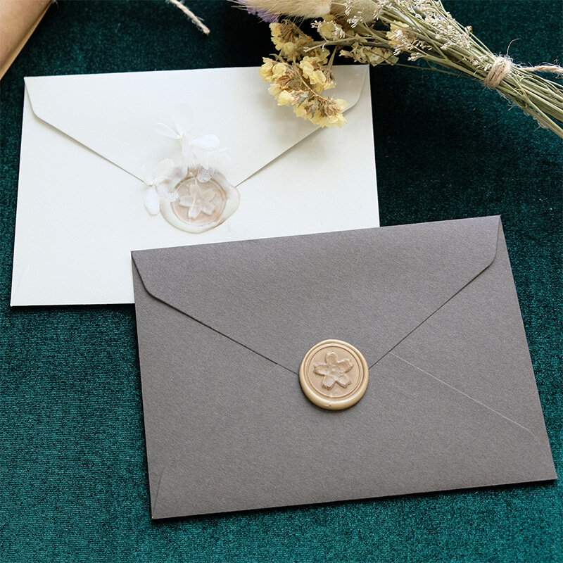 10 buah/lot perlengkapan bisnis kecil amplop kelas atas 16.2x11.4cm 120g kertas undangan kartu pos alat tulis pernikahan