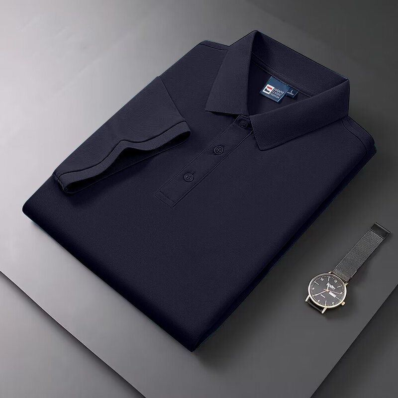 Neue Herren lässig Kurzarm Polo-Shirt atmungsaktive Business-Mode T-Shirt männlich Golf T-Shirt männlich 4xl