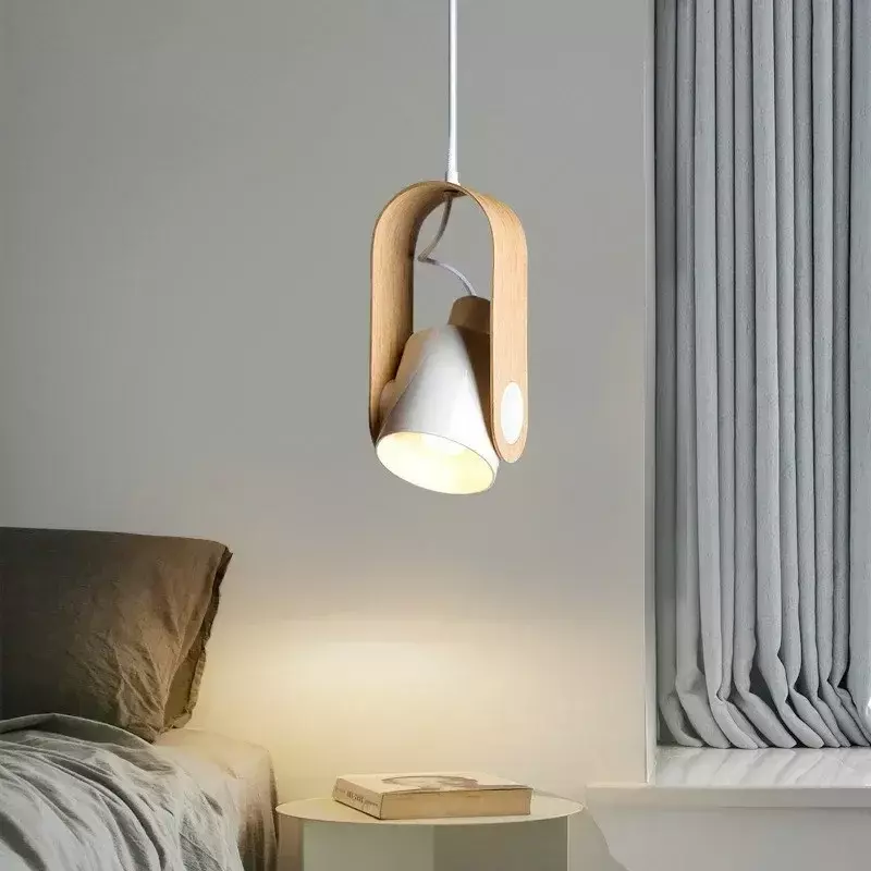 Скандинавская светодиодная Подвесная лампа E27, креативный декоративный прикроватный светильник для спальни, столовой, гостиной, кухни
