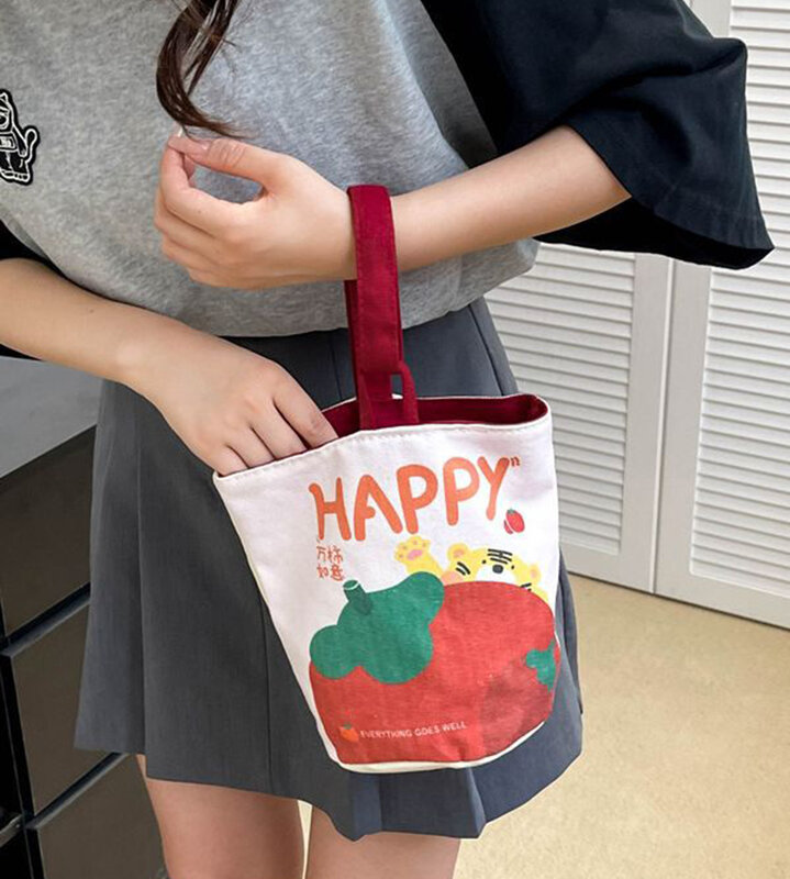 Borse a tracolla Casual di grande capacità Shopper Kawaii Fashion Harajuku borse con stampa a cerniera borse a buon mercato da donna 2023 nuova moda