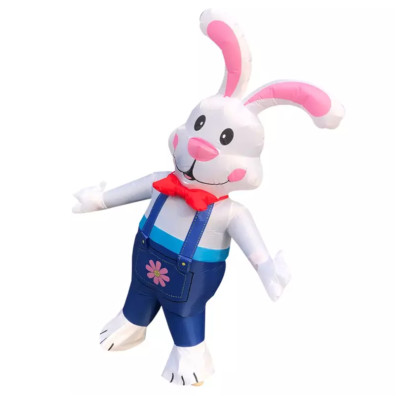 Dorosły króliczek nadmuchiwane kostiumy Anime wielkanocny królik przebranie na karnawał Halloween kostiumy dla kobiet Party do odgrywania ról