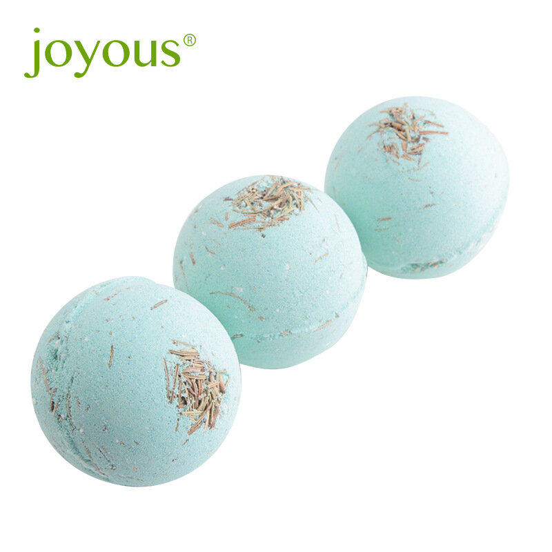 Радостный шар для ванны с зеленым чаем и розмарином, мяч для ванны с эфирным маслом, увлажняющий пузырь Pop 100 г