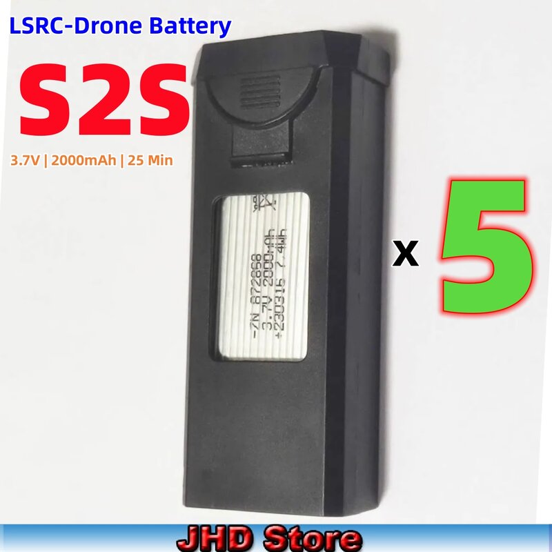 JHD Original S2S Drone Batterie 2000mAh Batterie LS-S2S Drone Accessoires Pour S2S Lipo Batterie Fournisseurs