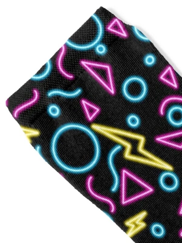 Neonowe skarpetki z wzorem dywanu do biegania ruchome pończochy Crossfit skarpetki męskie damskie