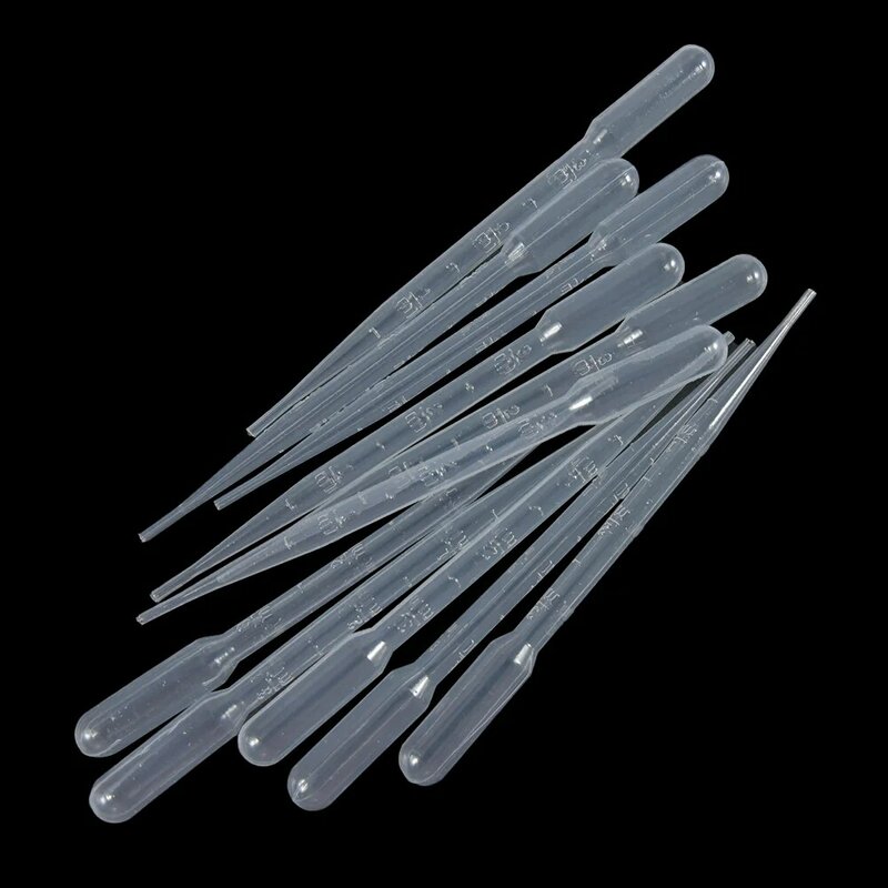 20PCS Economical Disposable Plastic Dropper with Graduated Pipette - Perfect for Chemistry and Biology Experiments