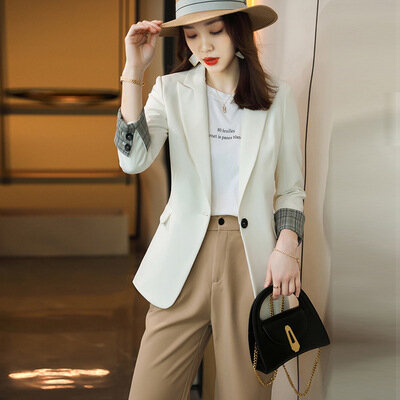 2024 Spring/Summer New Women's Suit Coat Commuter Office Slim Fit Leisure Women's Blazers