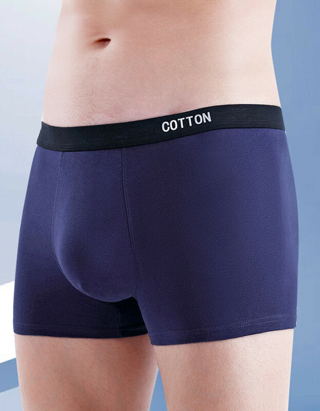 Boxers Cotton para Homem, Combinação Curta, 4 unid
