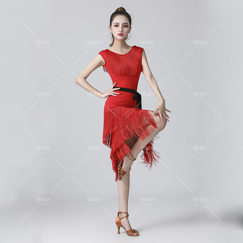 Taniec brzucha sukienki z frędzlami seksowne ubrania do ćwiczeń orientalny występ taniec sceniczny sukienka Deguisement Femmes kostium karnawałowy