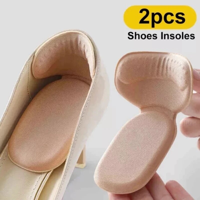 Brioche-plantillas ajustables para zapatos, 2 piezas, antidesgaste, Protector de talón, pegatina