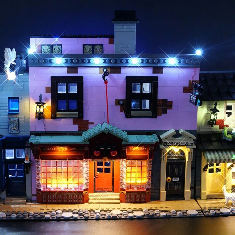 RC LED Light Kit For LEGO 75978 Diagon Alley Technical Building Blocks Toy（Only LED Light，Without Blocks Model)
