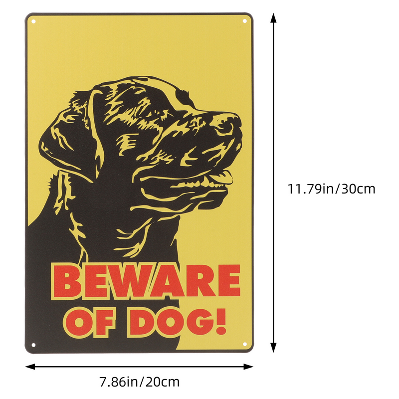 Segni di cane per la decorazione domestica pittura decorativa/immagine appesa del segno segni di ferro per recinzione