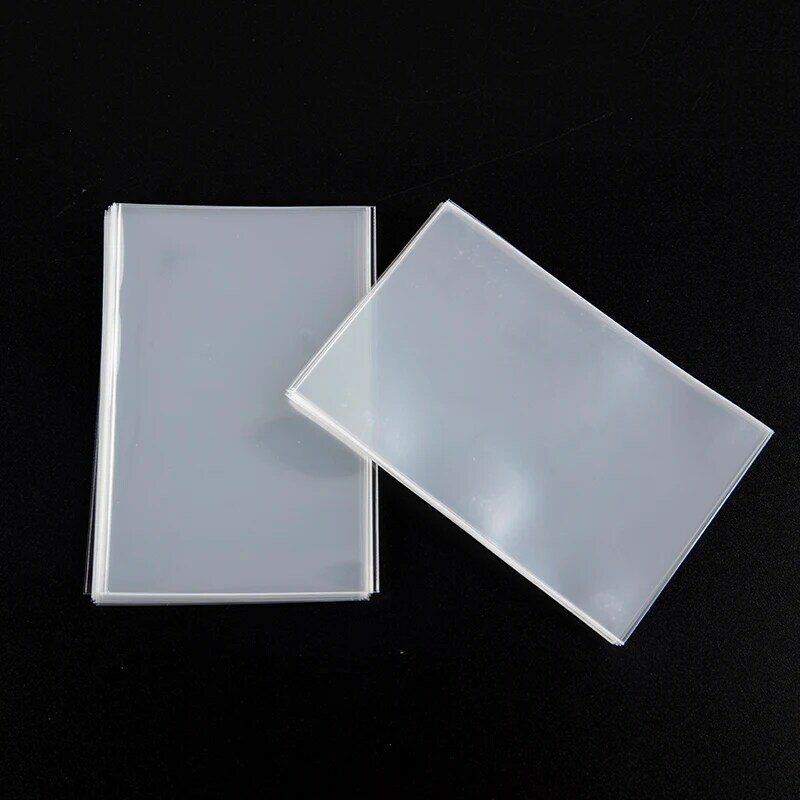 50Pcs Transparent Card Sleeves Card Cover Holder For Board Game ID Cards Holders