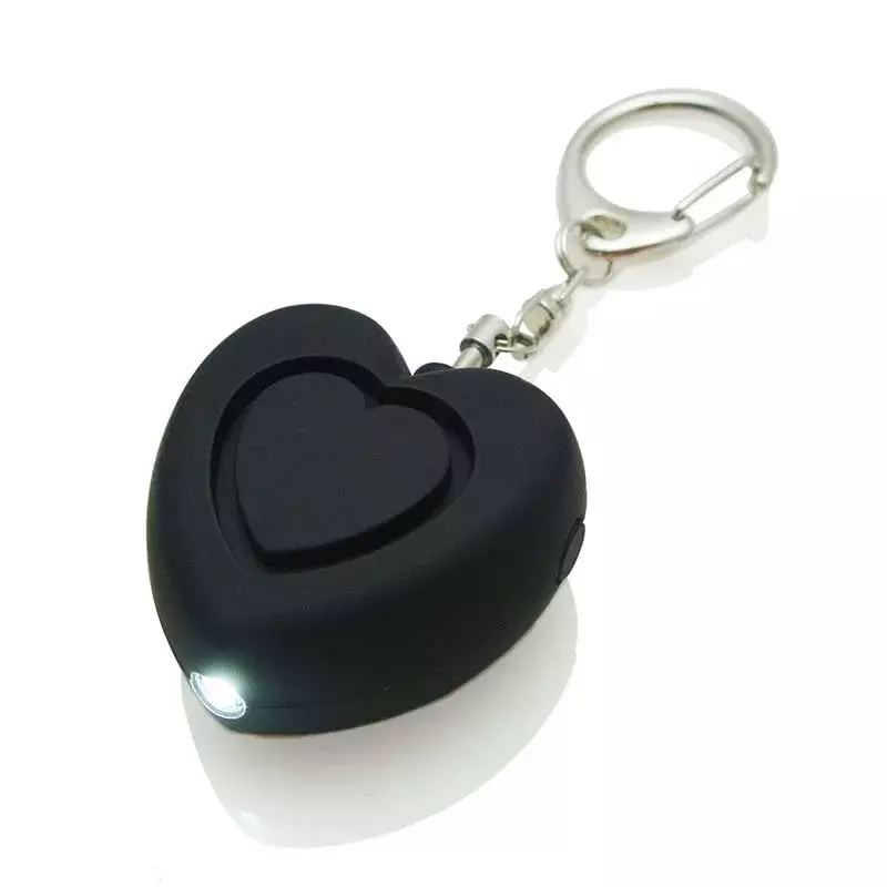 Personal Self Defense Alarm System Lovely Heart-shaped Multi-Function with LED Anti-wolf Girl Child Women Security Protect Alert