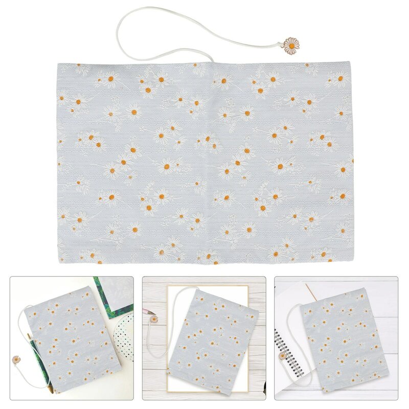Handmade Cloth Cloth Book Decor Protective Covers Sleeve Decors for Hardcover Foldable Washable