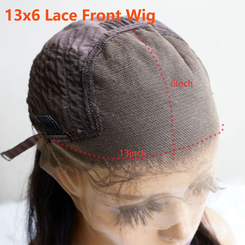 Loira Loose Deep Wave Wig para mulheres, perucas de cabelo humano sem cola, transparente Lace Frontal, destaque, Ombre Colorido, 250% Densidade, 13x6