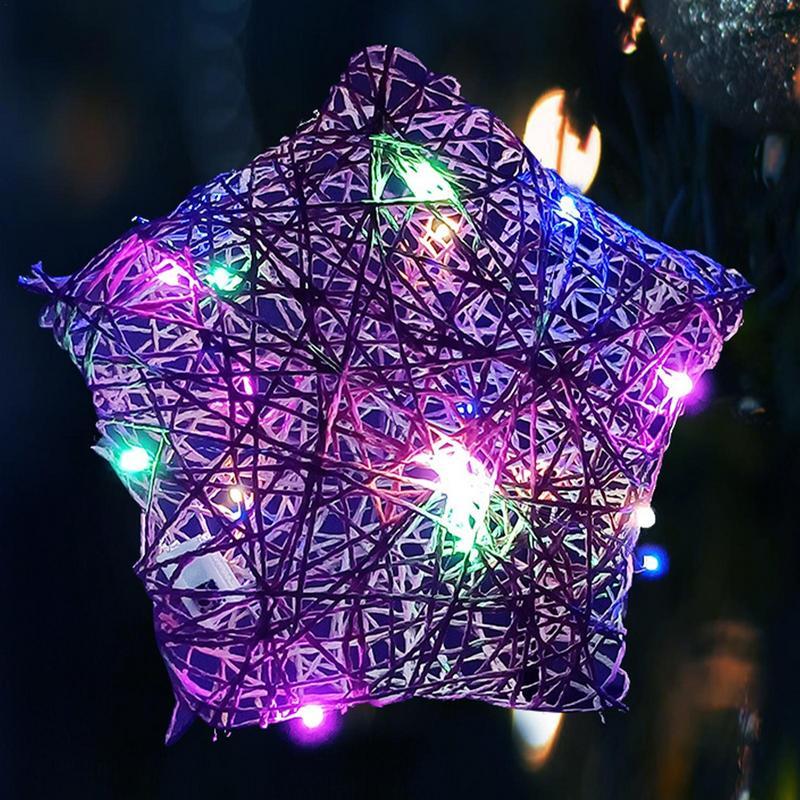 Arts And Crafts For Girls Upgraded Creative Light-up Lantern 3D String Arts Heart Star Round Lantern Toys With LED Bulbs