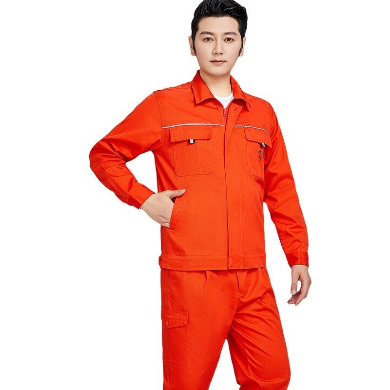 Anti Static Work Clothing For Men Women Work Clothes Electric Mechanic Factory Workshop Repair Worker Uniforms Reflective Stripe