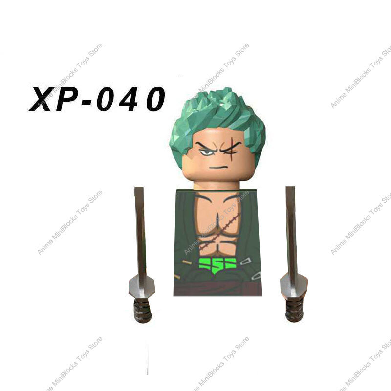 XP040 One Piece Building Blocks Nami Roronoa rufy Chopper Anime Cartoon Mini Action Toy Bricks Kids XP041 XP058 KT1013