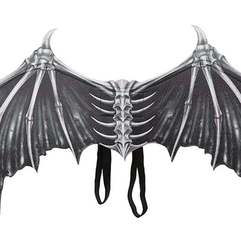 Asas decoração para festa asas demônio cosplay halloween 3d dragão asa carnaval