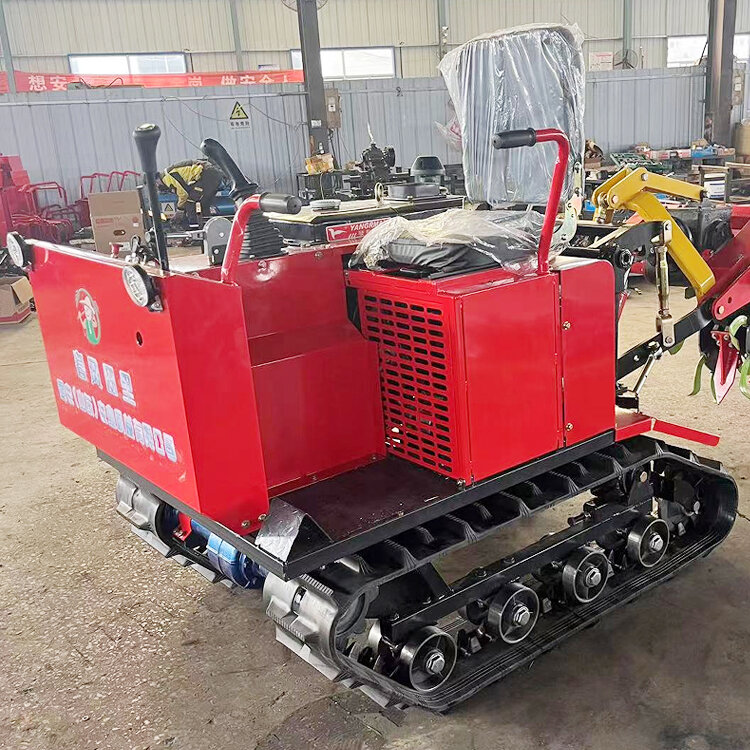Agricultural Multifunctional Machinery Cultivator Rotary Tiller Mini Crawler Rotary Tiller