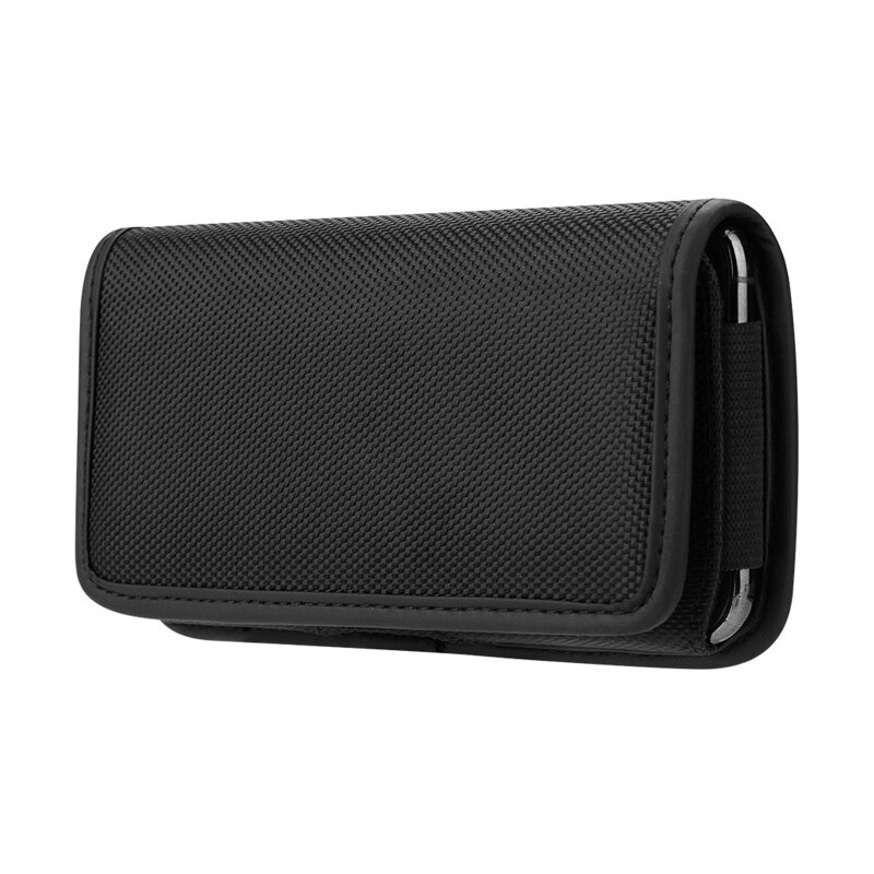 Men Vintage Waist Bag Oxford Cloth Phone  Sport Belt Hip Belt Holster Wallet Carry for Case Purse E74B