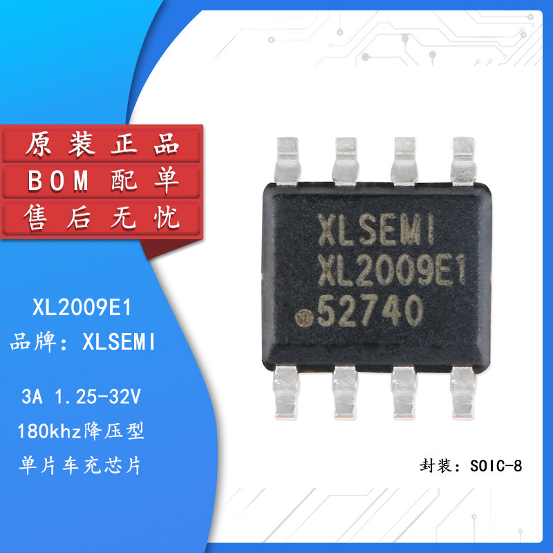 Original authentischer xl2009e1 sop-8 3a 1,25-32v 180kHz Step-Down-Single-Chip-Auto ladegerät chip