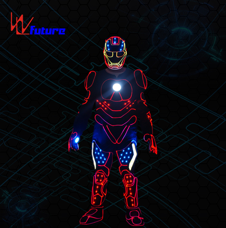 Led full-color TV light dance dress luminescent fluorescent dance performance dress characters cosplay costumes