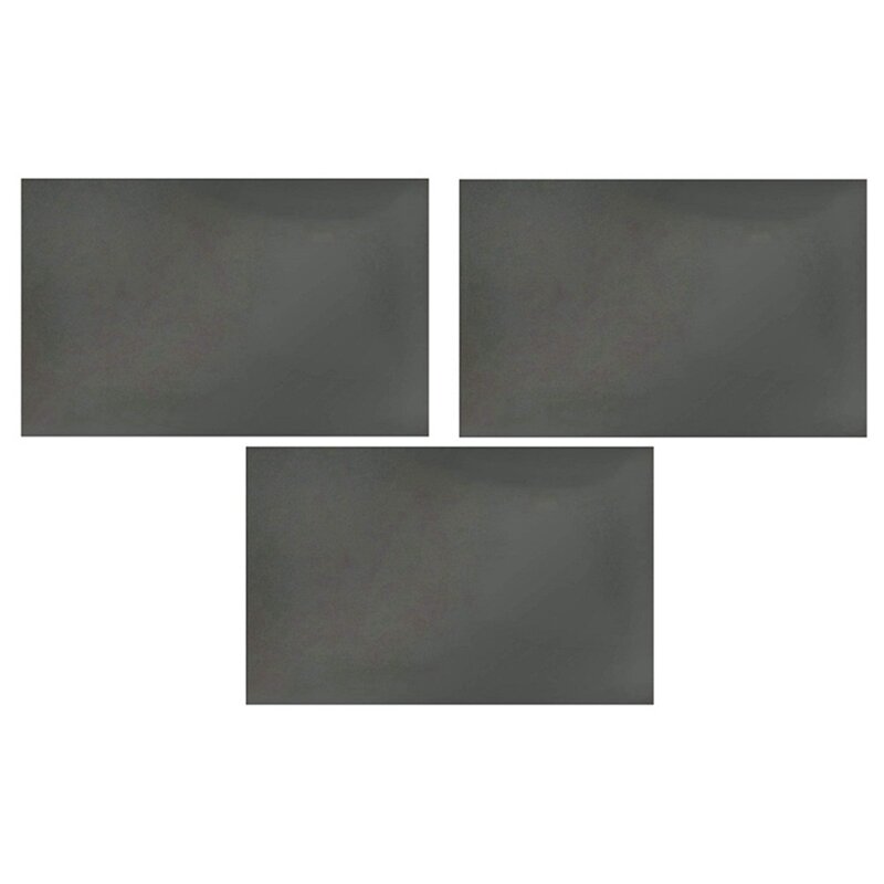 3 PCS Film Sheets Black TAC+PVA Polarizer Linear Polarizing Filter Non-Adhesive For Educational Physics Photography
