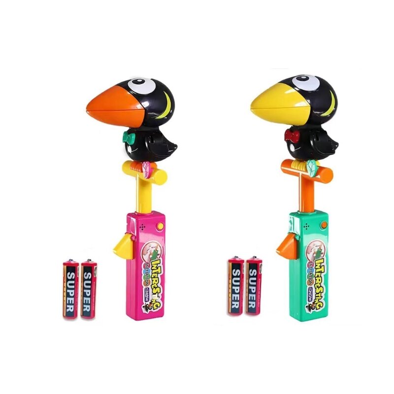 Bonito juguete de cuervo que habla, pájaro eléctrico que habla, estimula la imaginación y la creatividad H37A