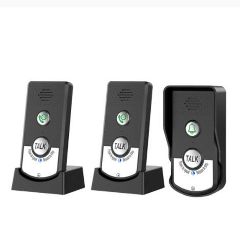 2.4G Wireless Long Distance Door Phone Intercom Doorbell Two Way Audio Voice Sender&Reciever For Hospital Hotel Call Door Chime