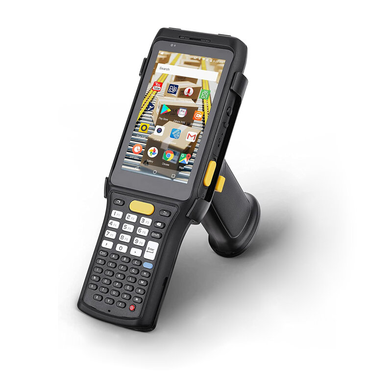 Android 11 Long Range Barcode Scanner IP67 Rugged PDA Handheld Terminal Mobile Data Collector WiFi Bluetooth 4G GPS NFC