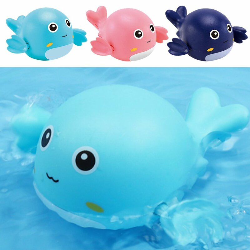 Kreskówka zabawki do kąpieli dla niemowląt żółw zwierzęcy klasyczna wodne zabawki niemowlęca łazienka nakręcana zabawka edukacyjna dla dzieci do kąpieli plażowej